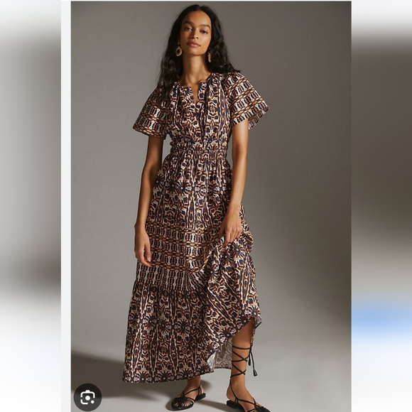 Anthropologie Somerset Maxi Dress, Size L - Picture 1 of 4